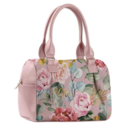 شنطة سبيدي لطيفة بالوان مائية للنساء من كانفا روز، زهري