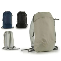 حقيبة ظهر مدرسية مختلف الأعمار، مريحة ومتعددة الاستخدامات، جودة ومقاومة، 12 × 24 × 40 سم رمادي اللون