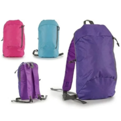 حقيبة ظهر مدرسية مختلف الأعمار، مريحة ومتعددة الاستخدامات، جودة ومقاومة، 12 × 24 × 40 سم بنفسجي اللو