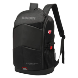 دوكاتي شنطة ظهر كومفورت من اوربان كومفورت، مقاومة للماء، للدراجات والسكوتر، للبالغين - اسود
