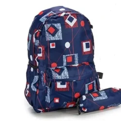 حقيبة ظهر مدرسية مختلف الأعمار، مريحة ومتعددة الاستخدامات، جودة ومقاومة، 45 × 13 × 31 سم متعدده اللو